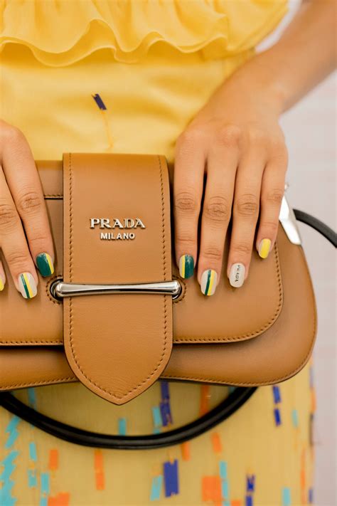 Prada Logo Manicure Resort 2019 .